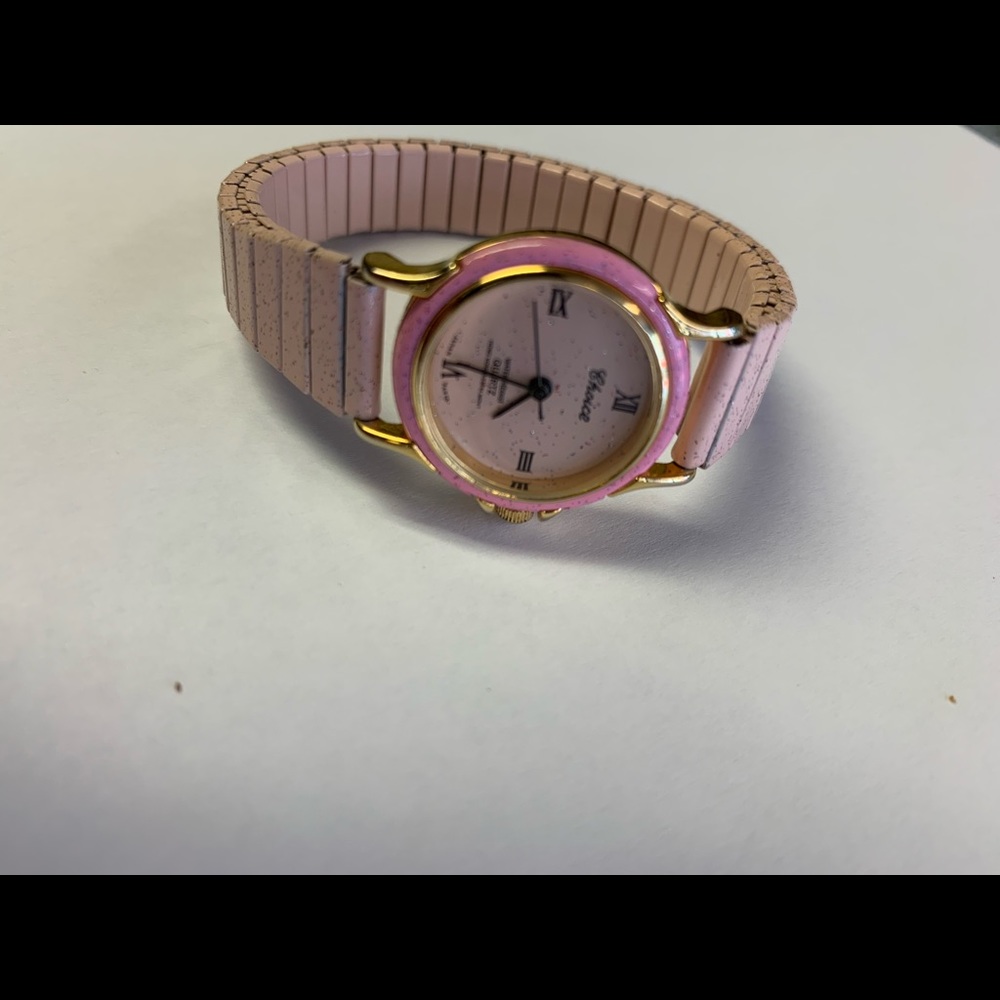 Ladies Pink Glittery Choice New Watch